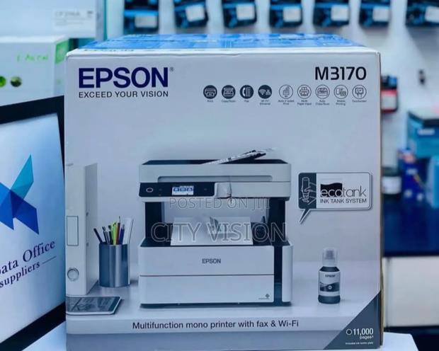 Epson Ink Tank M3170 Ecotank Printer Available - main view