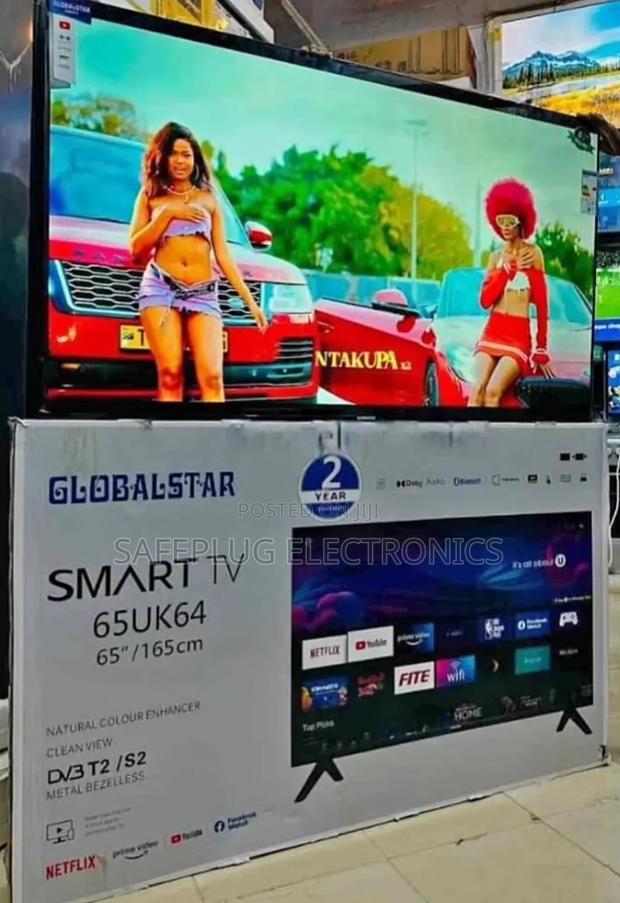 Globalstar 65" Smart Tv - Stunning Clarity Pictures Android Powered