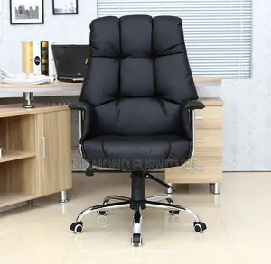 Office Furniture; Premium {High Back} Leather Executive Office Chair