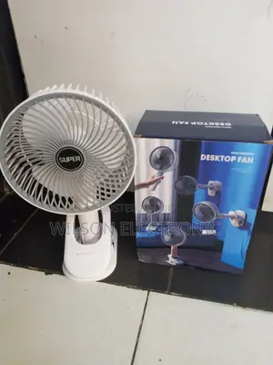 Rechargeable Desktop Fan. Potable Hand Held Fan