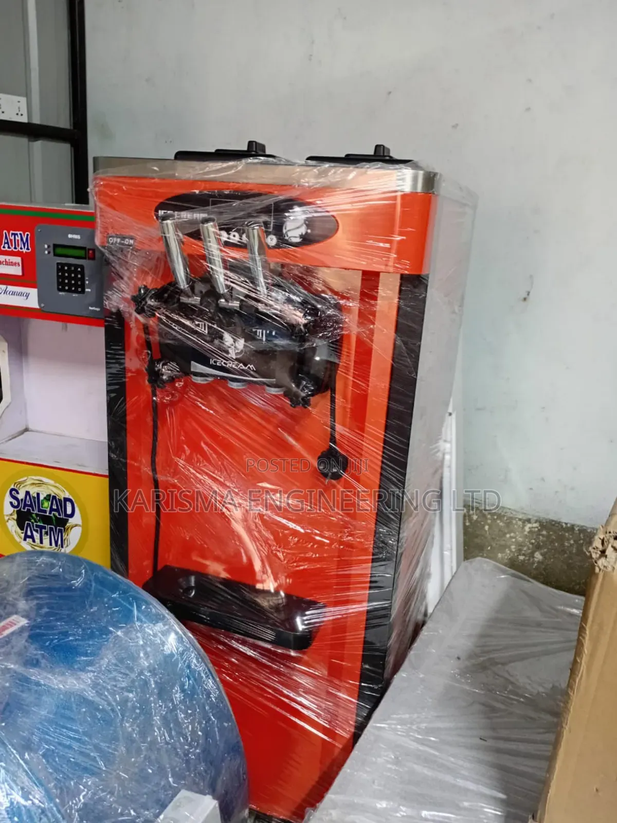 Soft and Hard Ice Cream Maker Machine