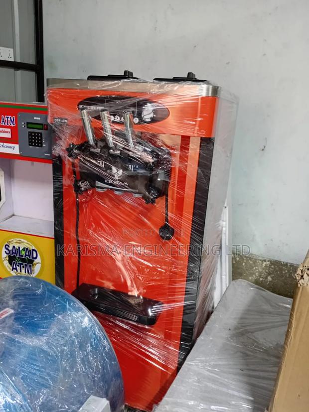 Soft and Hard Ice Cream Maker Machine - main view