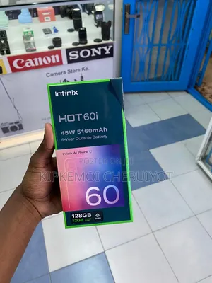 New Infinix Hot 60i 128 GB Black