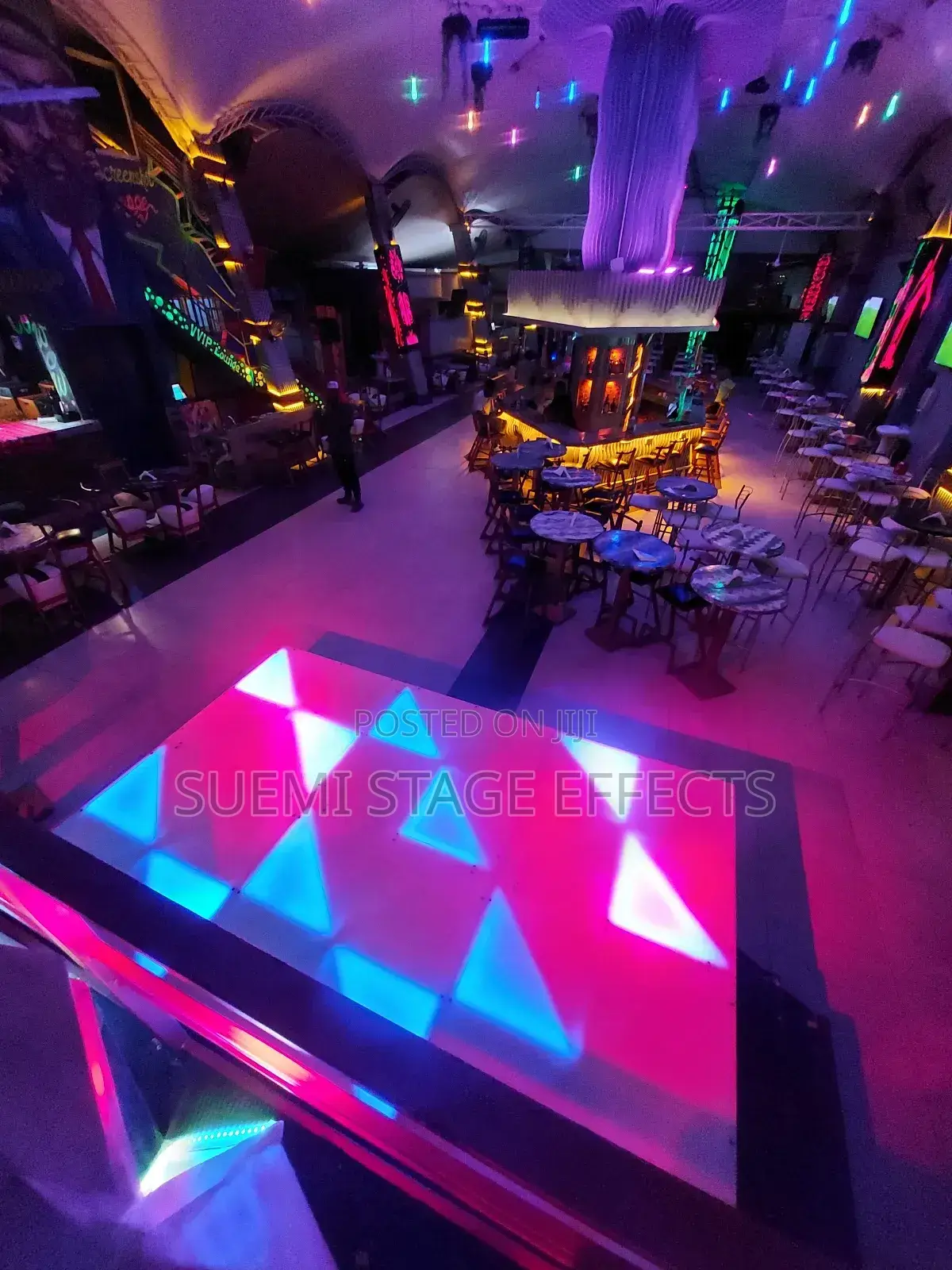 Led Dancing Floor 1m X 1m Heavy Plastic Top – For Sale