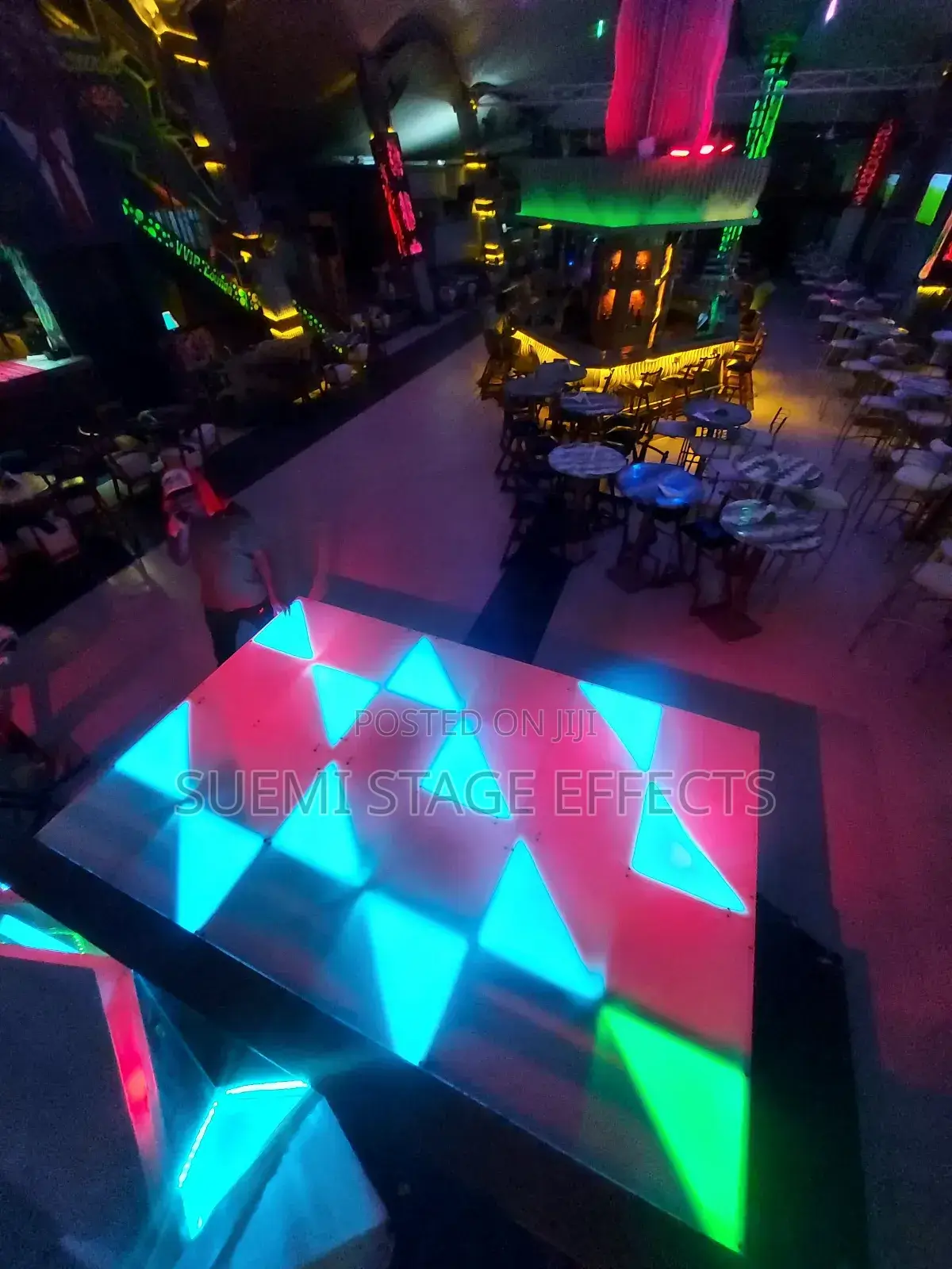 Led Dancing Floor 1m X 1m Heavy Plastic Top – For Sale