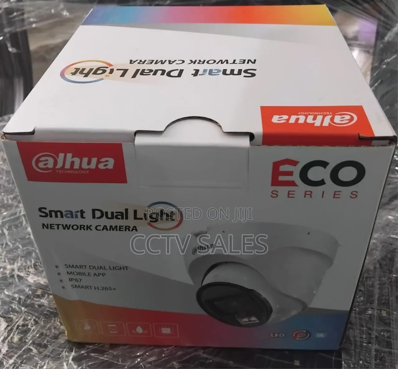 Dh-Ipc-T129-a-Il Eco Smart Dual Light Fixed-Focal Eyeball Dome Camera