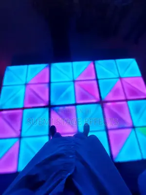 Led Dancing Floor 1m X 1m Heavy Plastic Top – For Hire