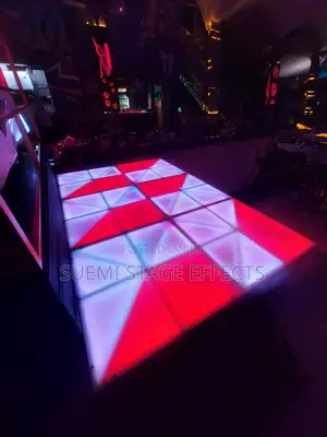 Led Dancing Floor 1m X 1m Heavy Plastic Top – For Hire