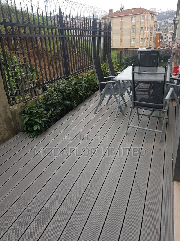 Waterproof WPC Decking Floor 2.9m × 14cm × 25mm | Durable Outdoor Use