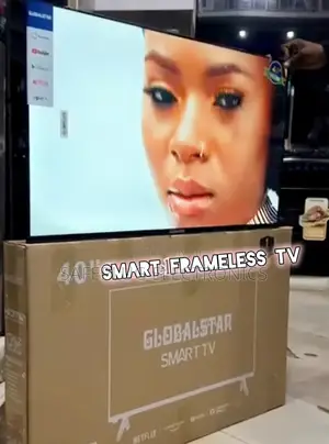 Globalstar R0" Smart Android Tv, Frameless, Inbuilt Decoder