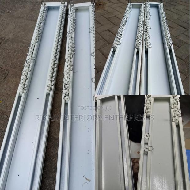 Ceiling Mounted Double Aluminium Rails