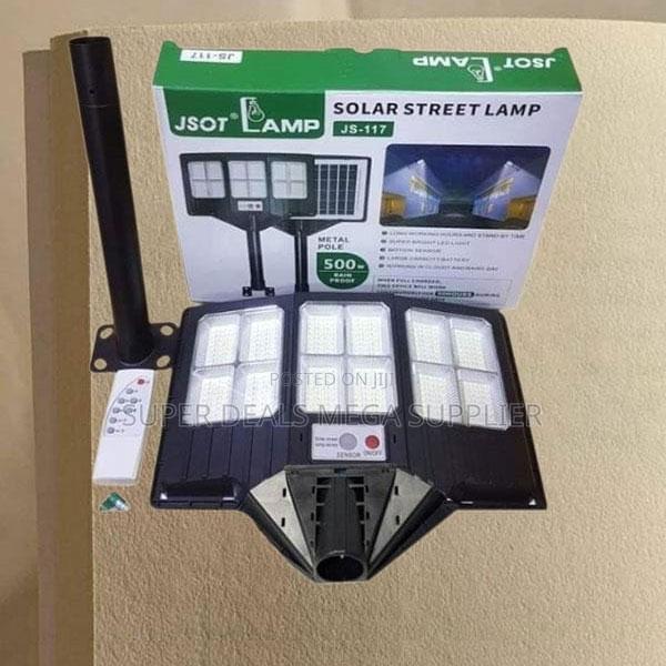 Jsot 500w Outdoor Security Solar Street Lamp With Motion Detection