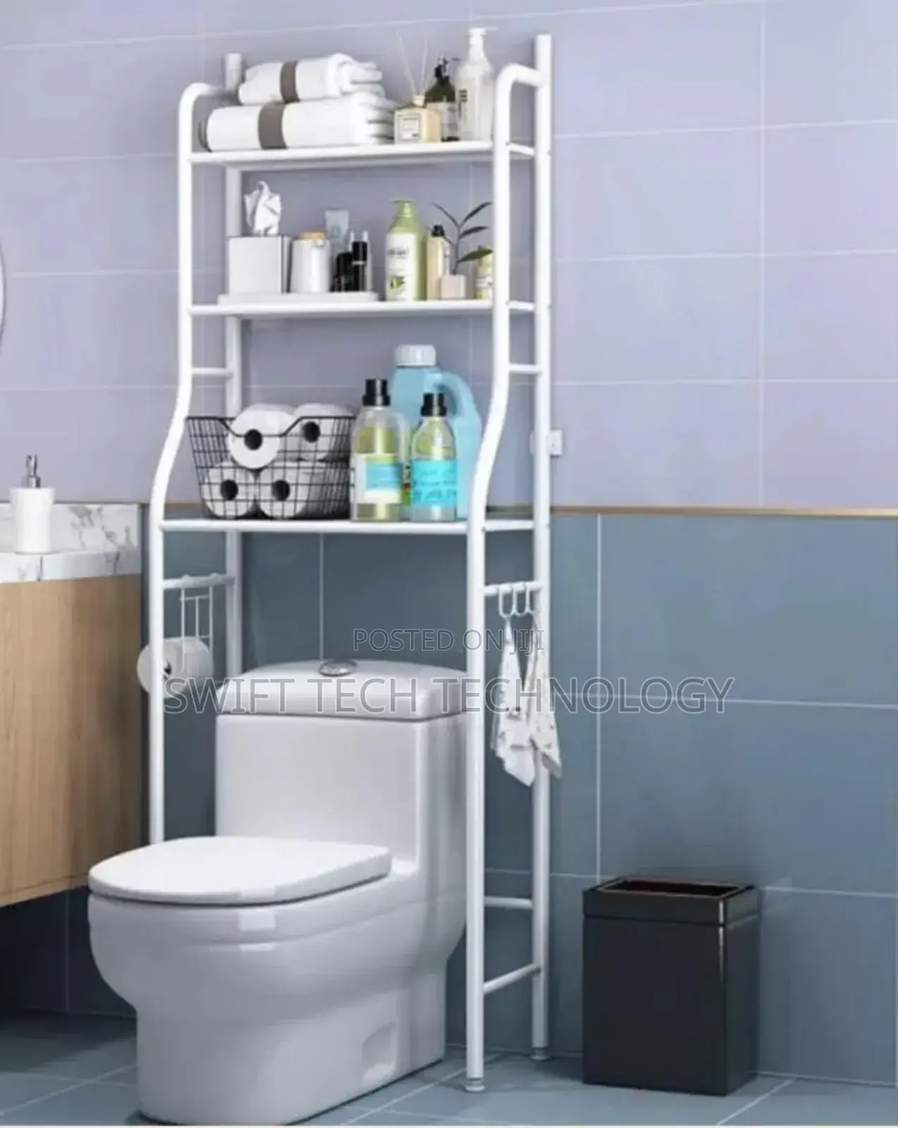 Toilet Rack/ White Toilet Rack