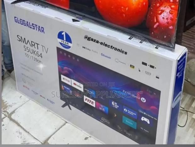 Globalstar 55inch Smart Android Uhd Television New - thumbnail 2