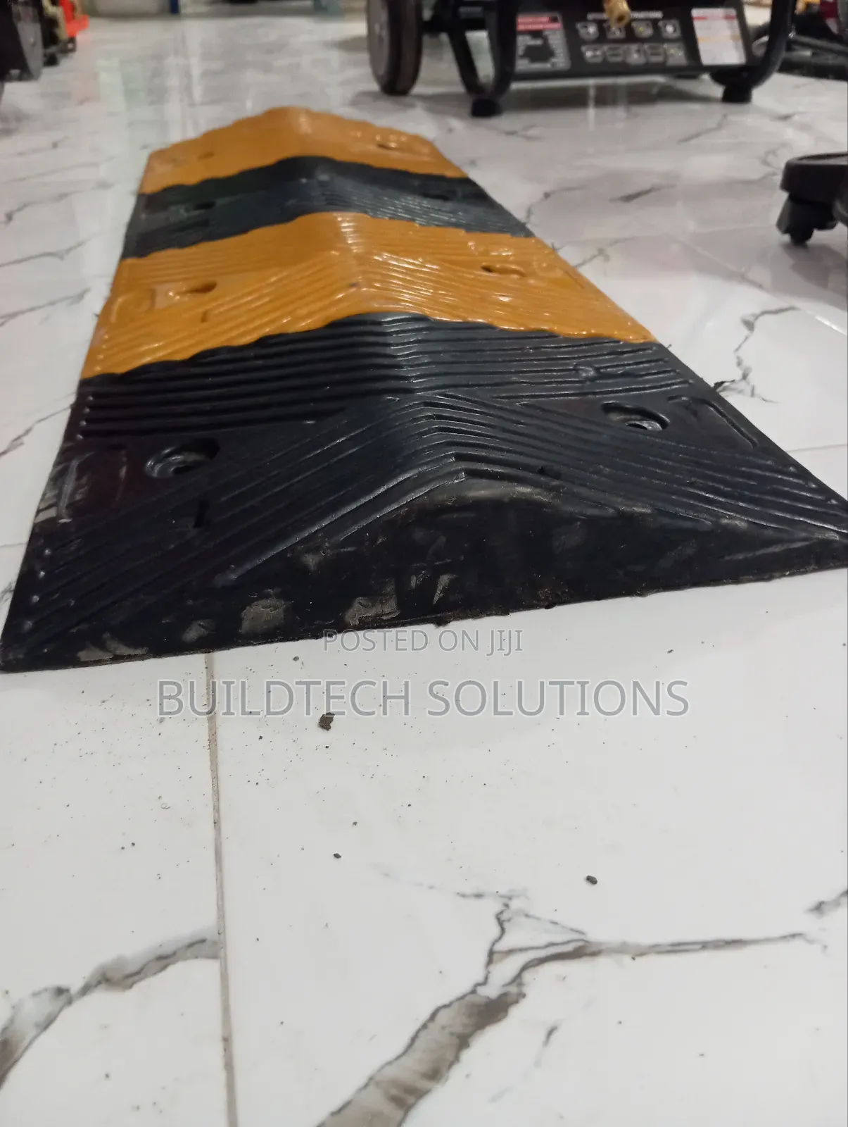 Stripped Rubber Speed Bump