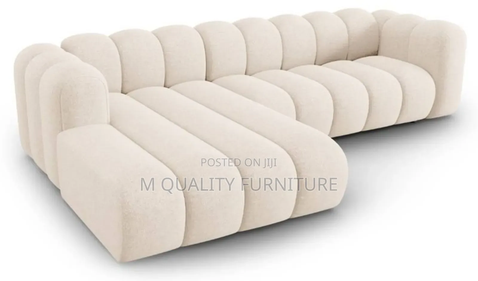 Unique Corner Cream Bubble Sofas