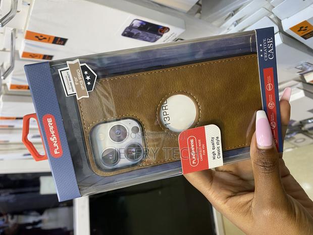 Waxxoo iPhone13 Pro Leather Finish Back Case With Logo Cut - thumbnail 3