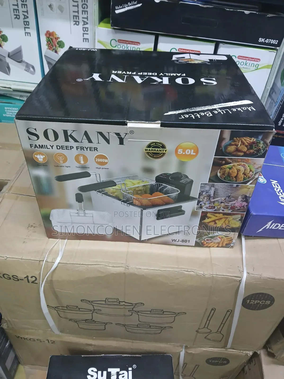 Sokany 5l Electric Deep-fryer