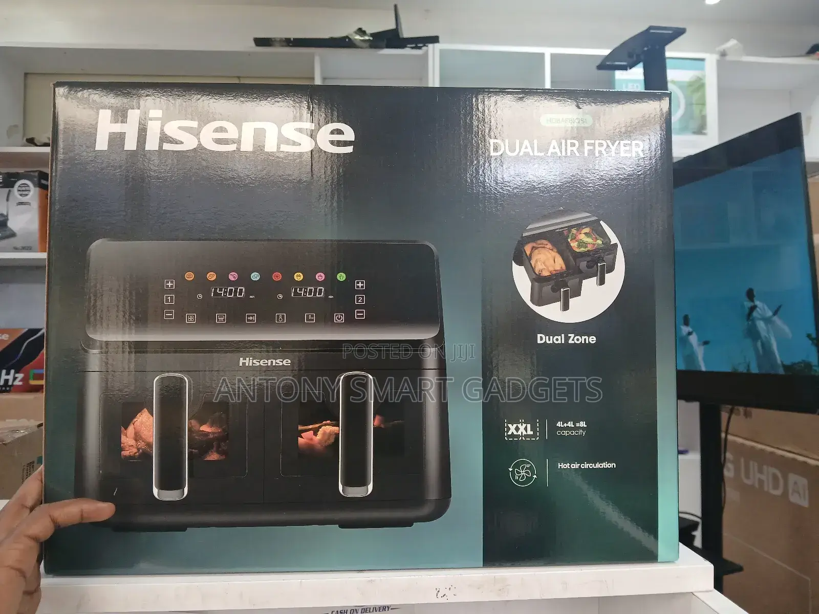 Hisense 8.6l Dual Airfryer H08afbk2s1