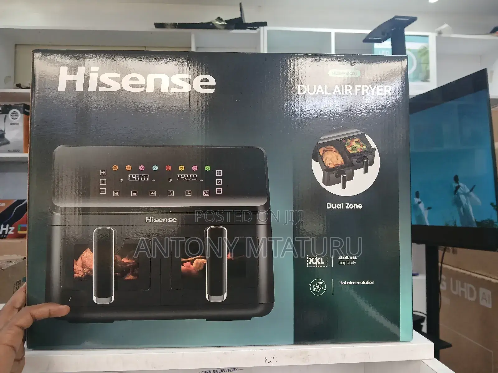 Hisense 8.6l Dual Airfryer H08afbk2s1