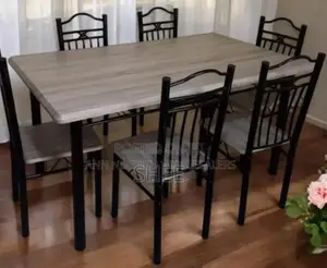Brown Executive 6 Sitter Dining Table