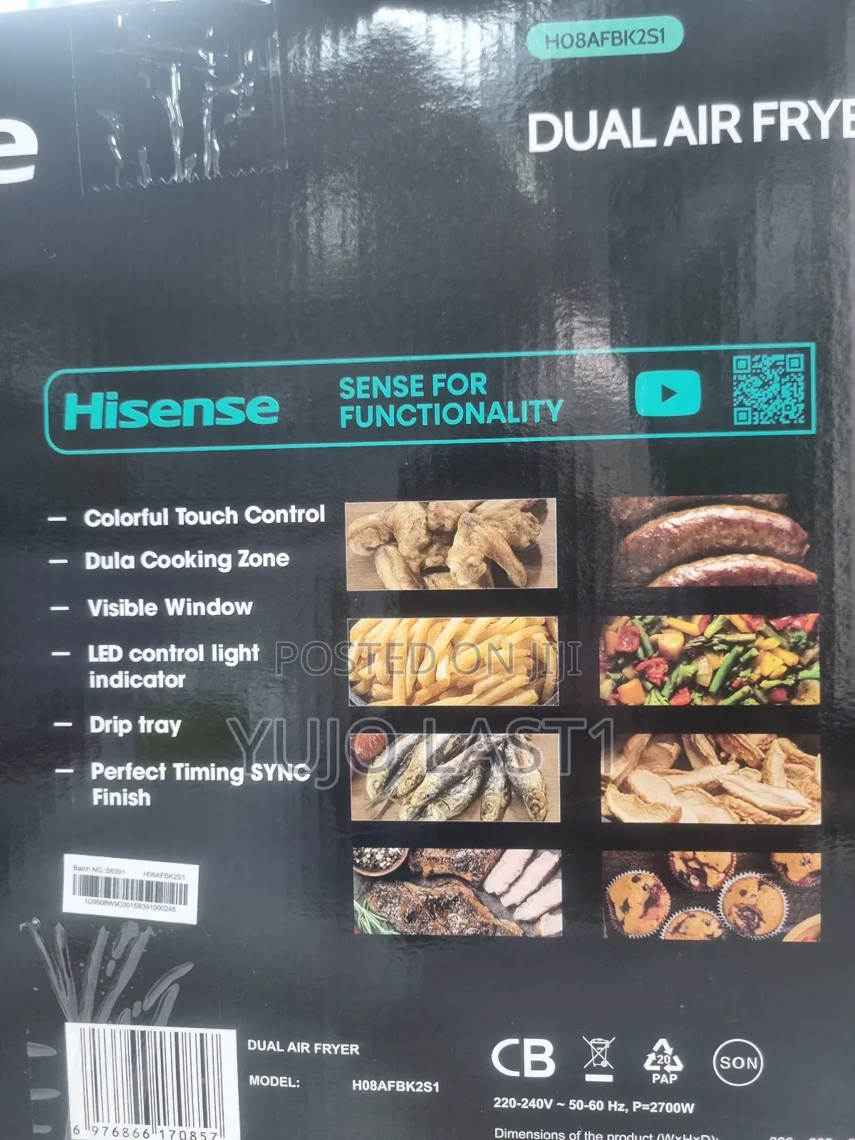 Hisense H09afbk2s5 Air Fryer