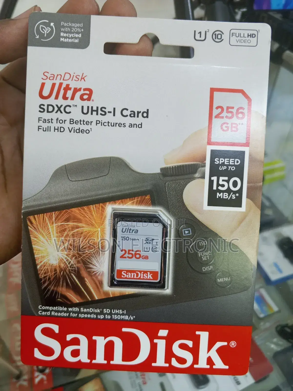 Camera Memory Card. Sandisk 256gb