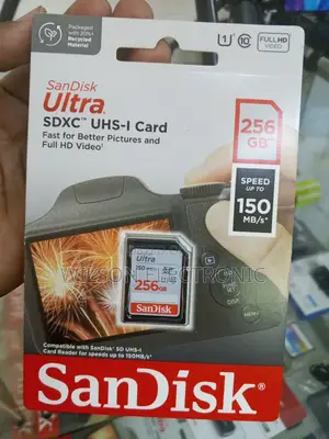 Camera Memory Card. Sandisk 256gb