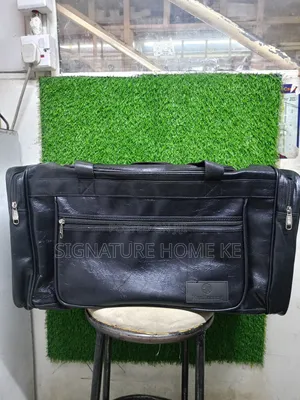 Leather Luggage Travel Bag