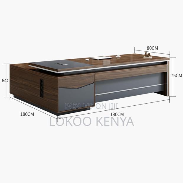 Office Desk : 1.6 Meter Modern Executive Desk - thumbnail 2