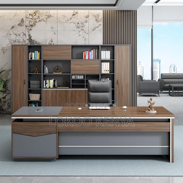 Office Desk : 1.6 Meter Modern Executive Desk - thumbnail 6