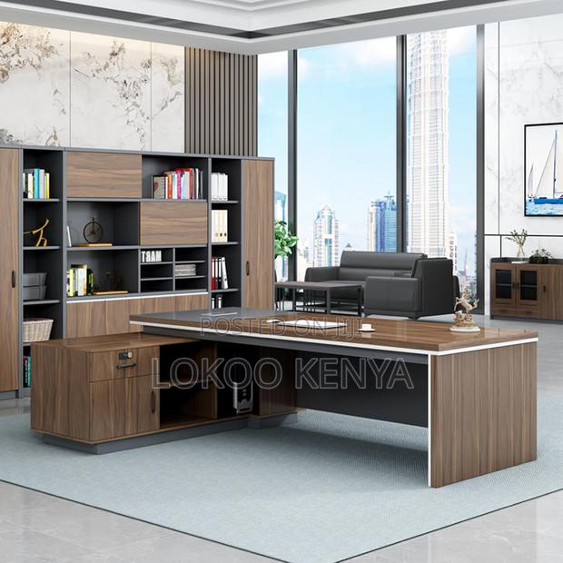 Office Desk : 1.6 Meter Modern Executive Desk - thumbnail 7