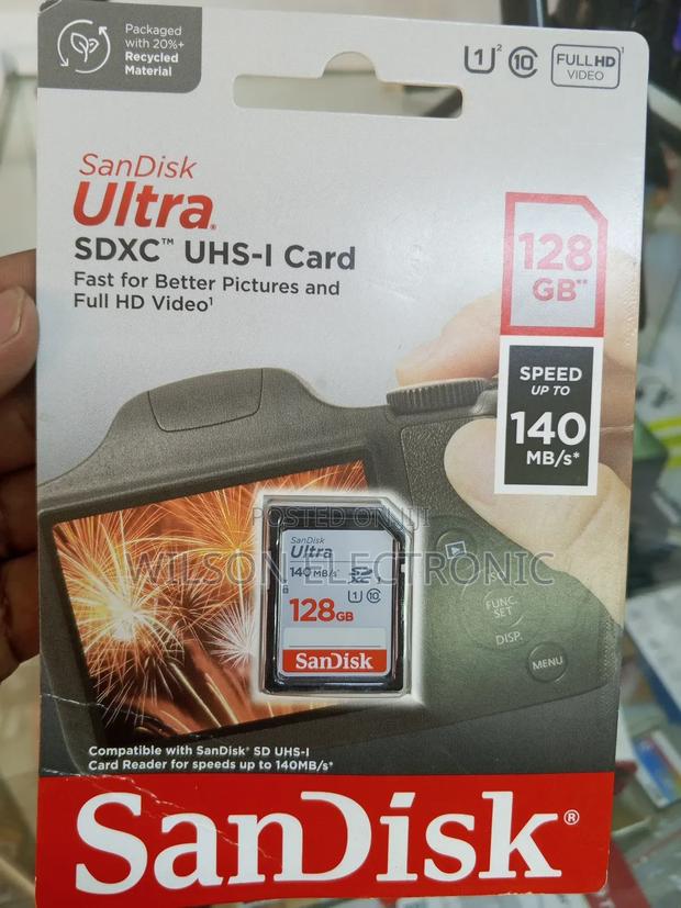 Sandisk Digital Camera Memory Card. 128gb