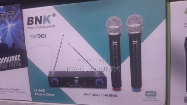 BNK Bk-901 Dual Channel VHF Digital Wireless Microphone Set. - main view
