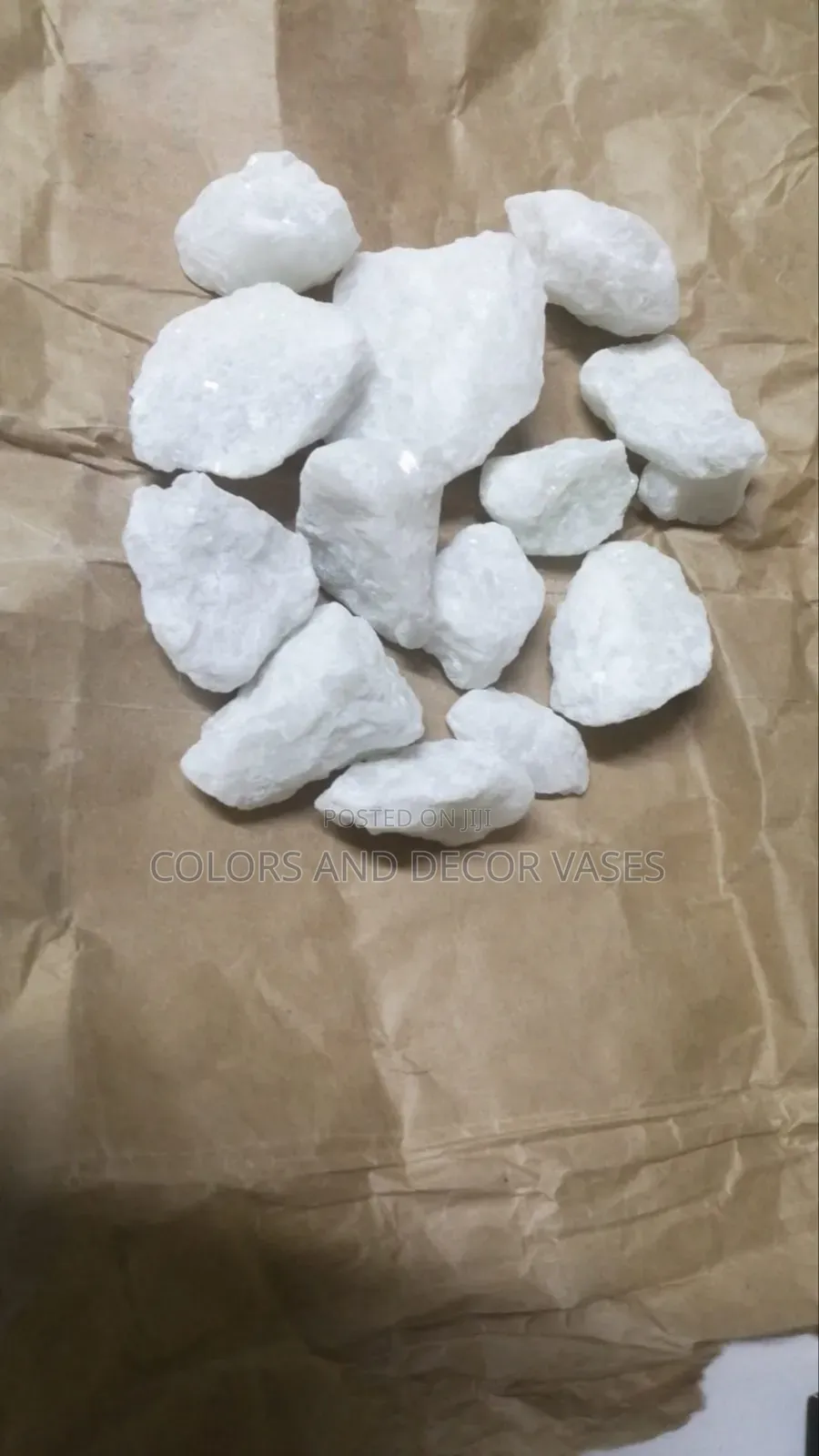 Big Crystal White Decorative Stones Instock