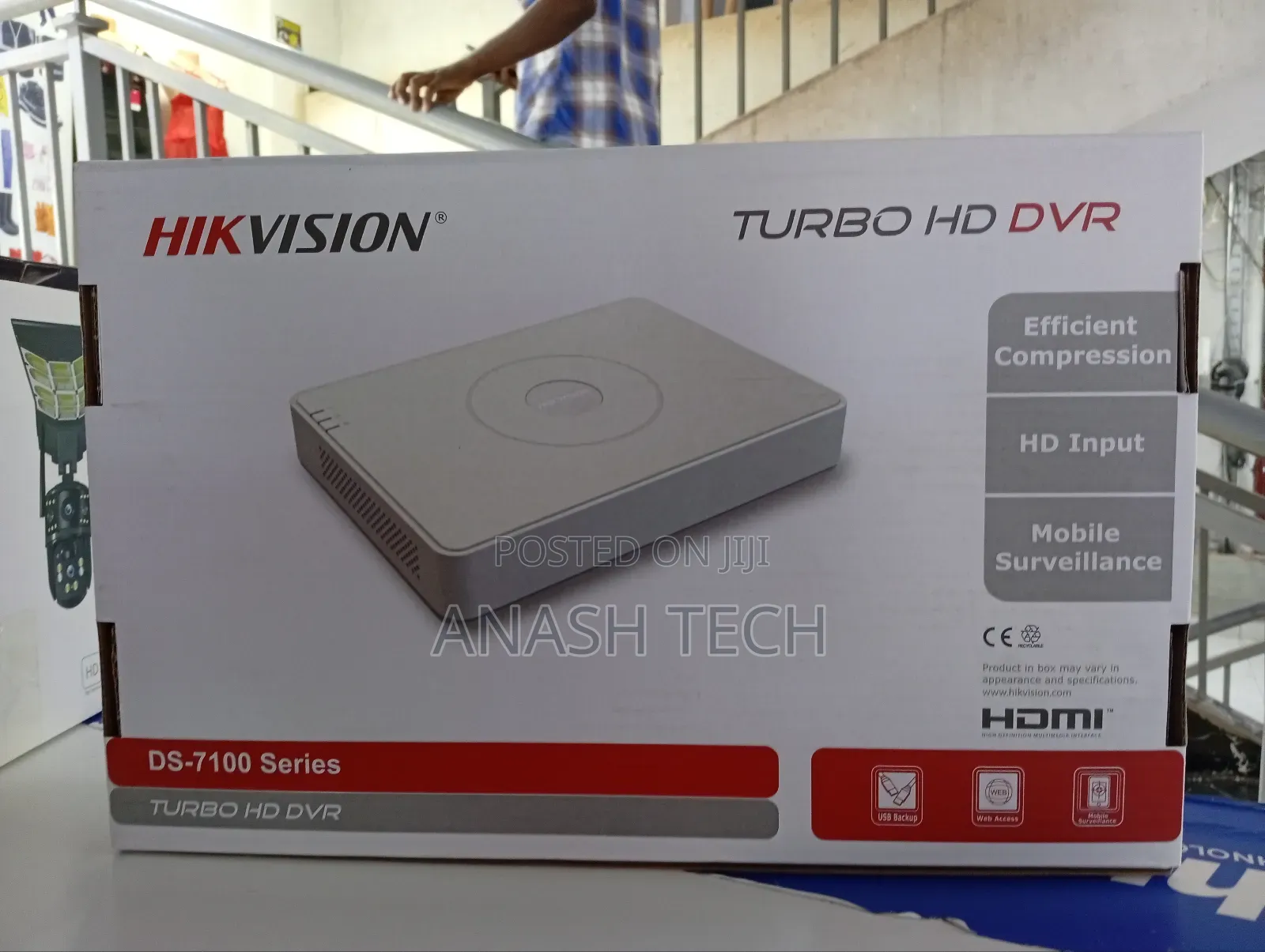 Hikvision 8 Channel DVR Plastic (Ds-7108hghi-M1)New
