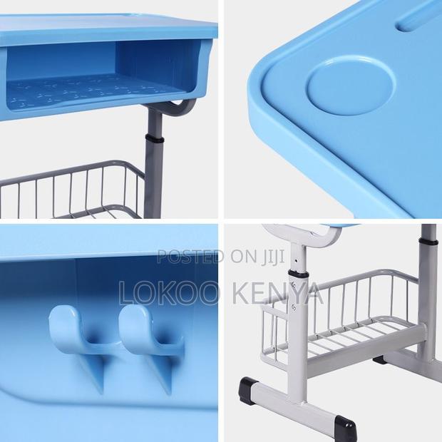 Kids Desk : Blue Adjustable Desk And Chair - thumbnail 5