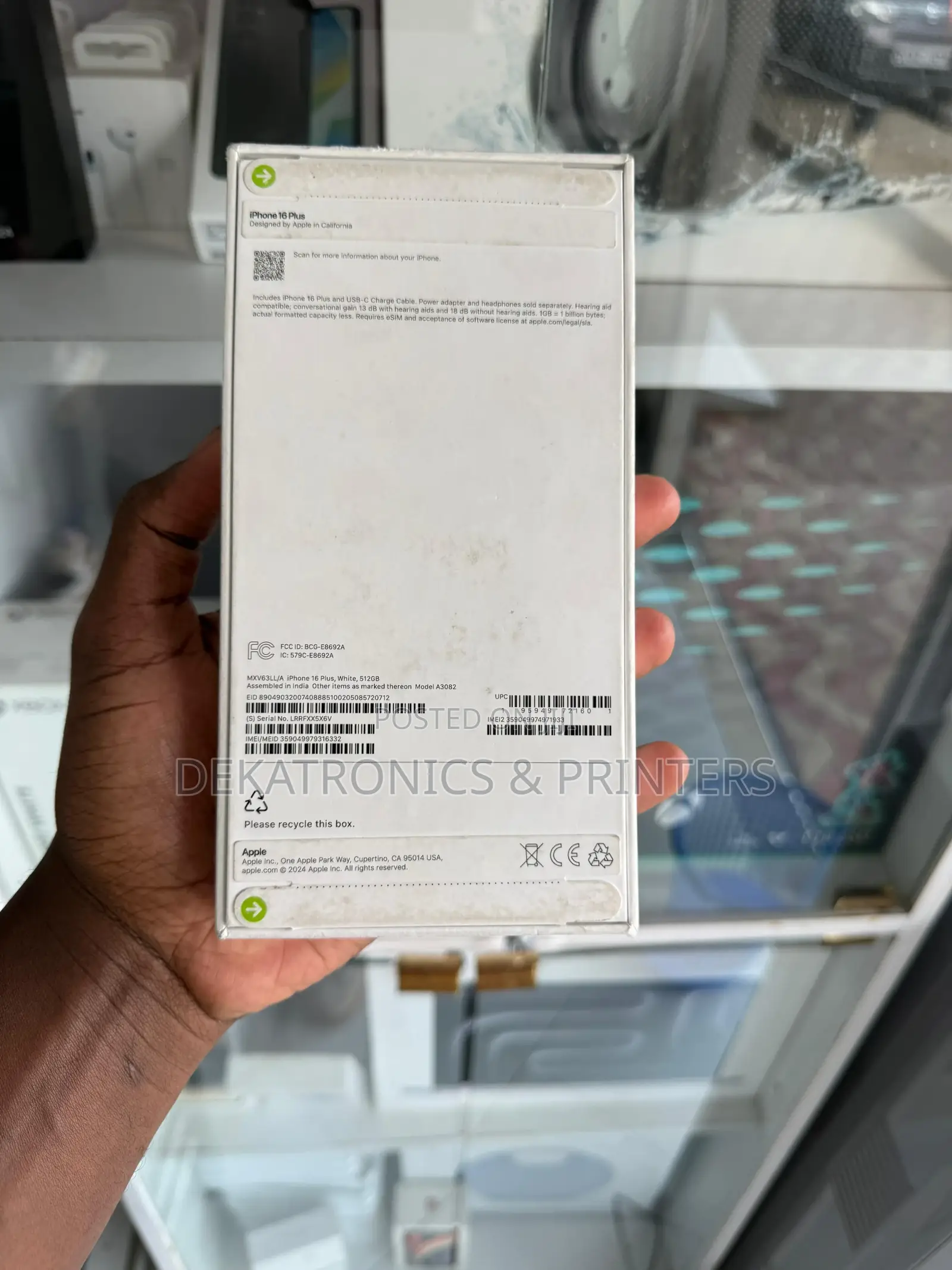 New Apple iPhone 16 Plus 512 GB