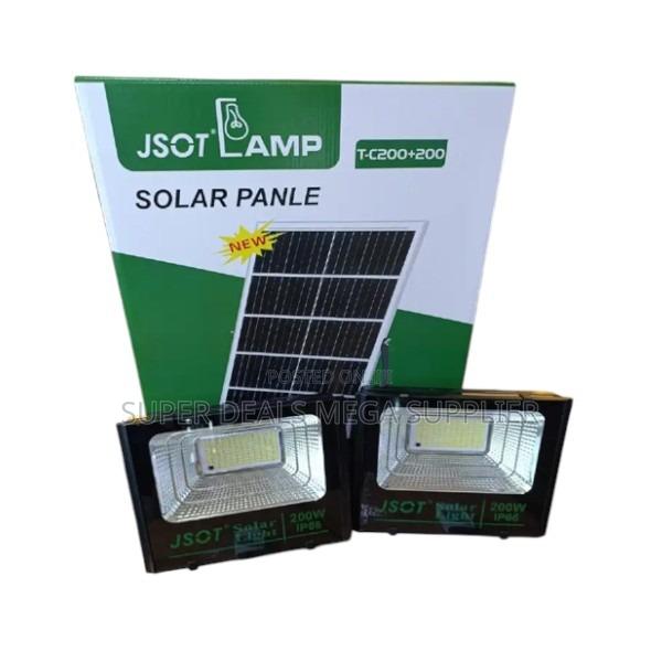 Outdoor Jsot 200w+200w Double Solar Led Floodlight Dusk to Dawn