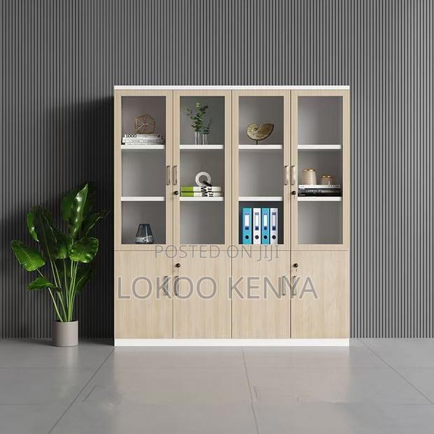 Office Cabinet : Office Storage Cabinet With 4 Doors