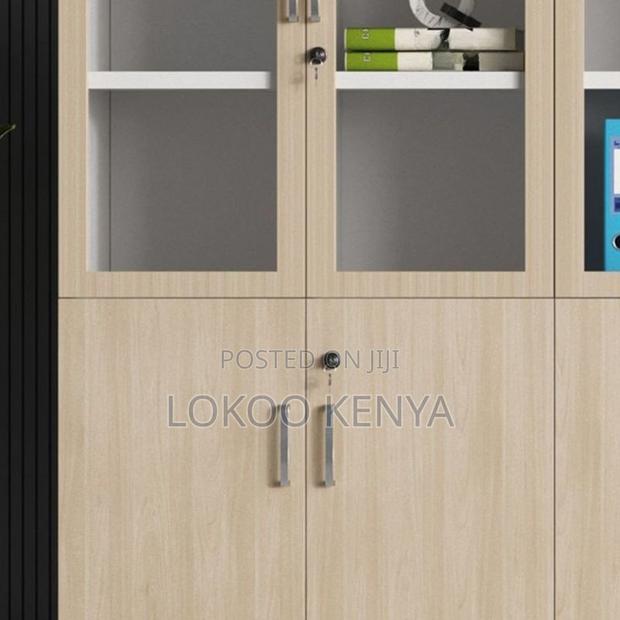 Office Cabinet : Office Storage Cabinet With 4 Doors - thumbnail 2