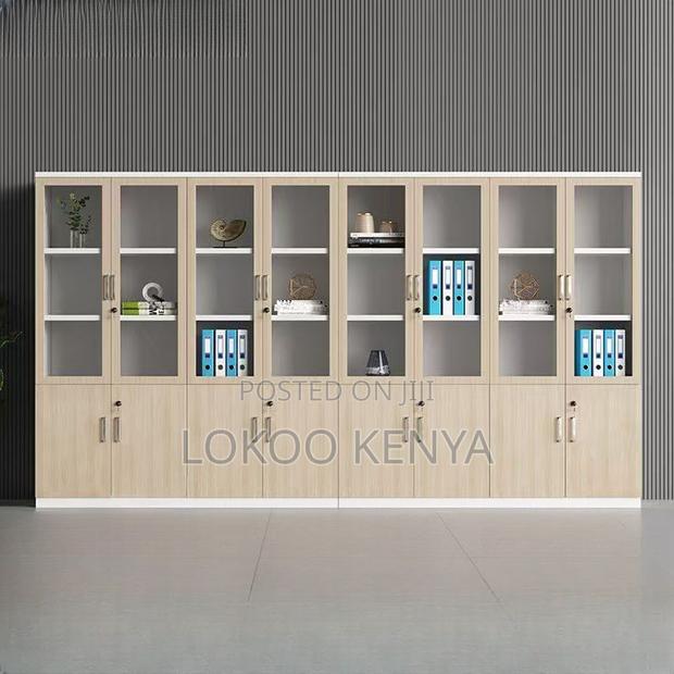 Office Cabinet : Office Storage Cabinet With 4 Doors - thumbnail 6