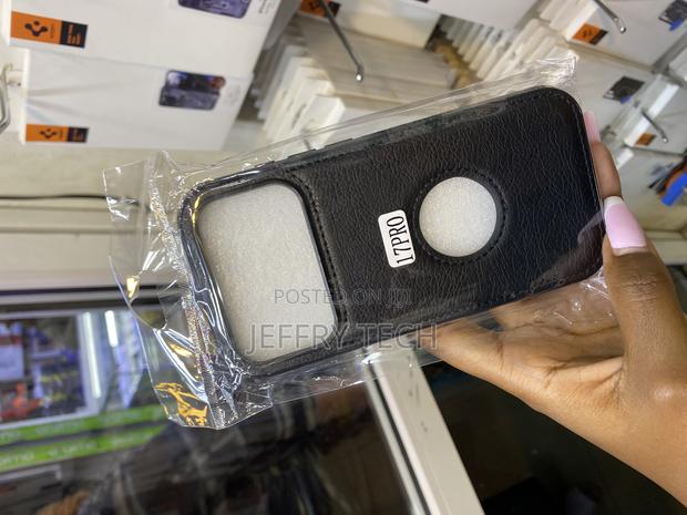 Icon Vegan Leather iPhone 17 Pro Case With Apple Logo Cut - thumbnail 2