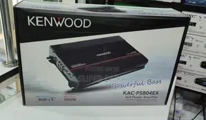 Amplifier- Bridgeable.Kenwood Kac-Ps804ex 4 Channel . 1000w