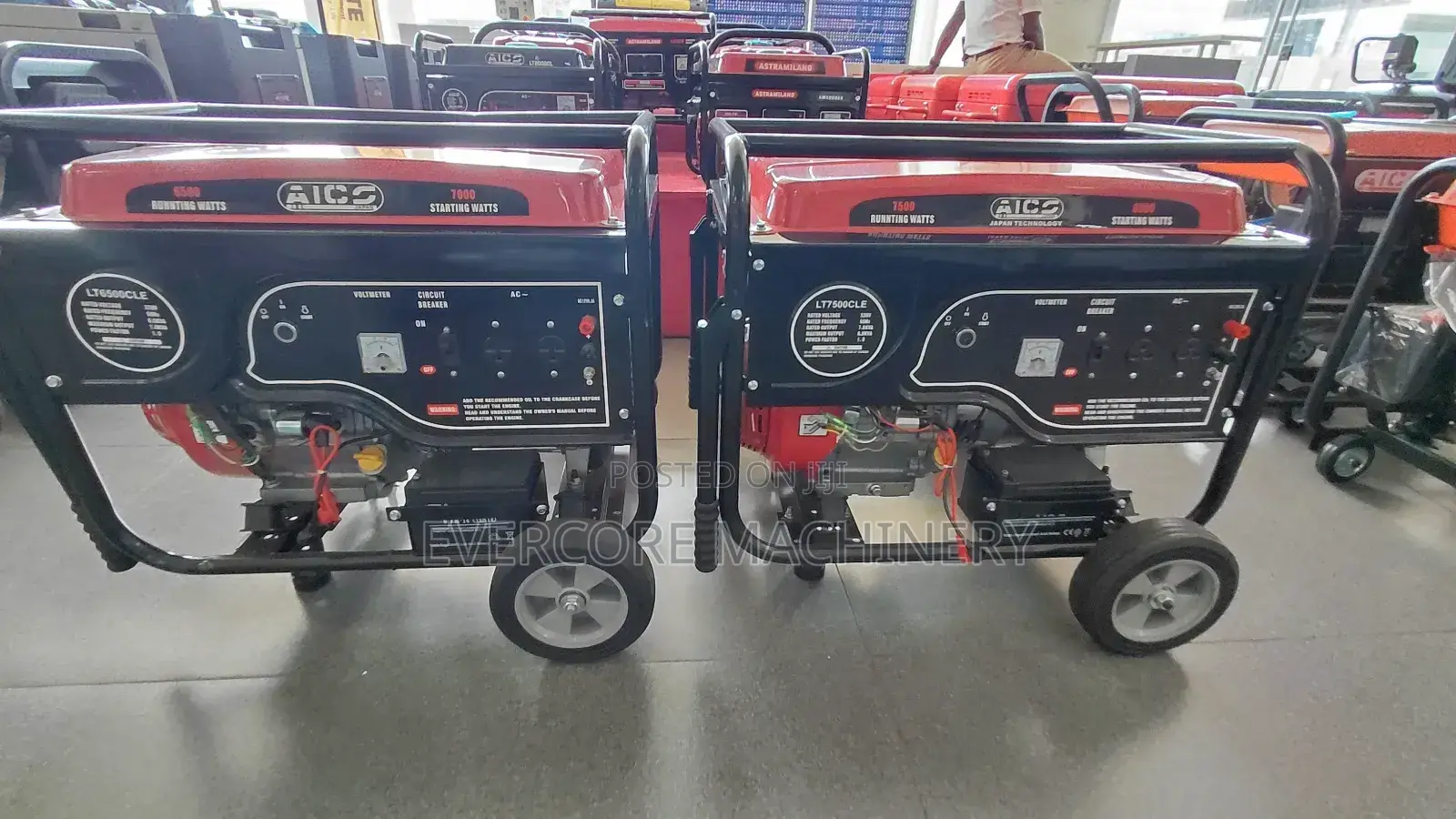 Aico Japan 8.0kva Petrol Generator Keystart Heavy Duty.