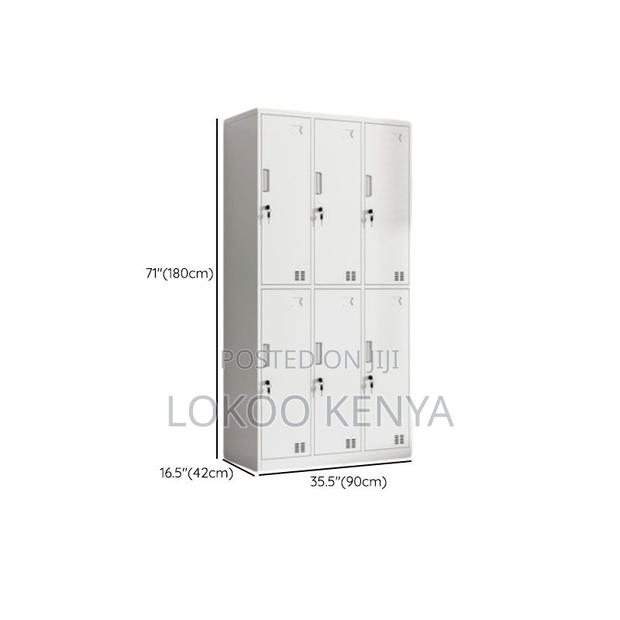 Office Cabinet : 9-Door Office Organizer Cabinet - thumbnail 2