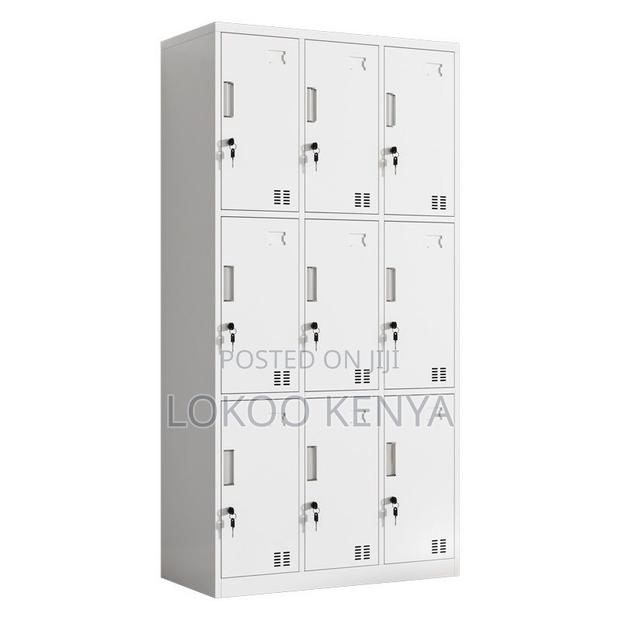 Office Cabinet : 9-Door Office Organizer Cabinet - thumbnail 6