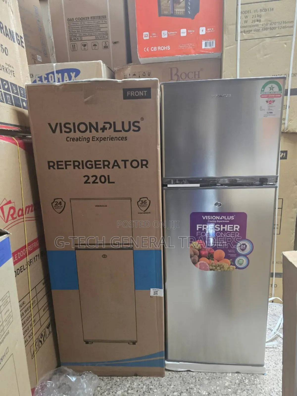 Vision 220l Double Door Direct Cool Refrigerator