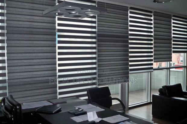Made-to-Order Zebra Roller Blinds | Any Color, Any Size