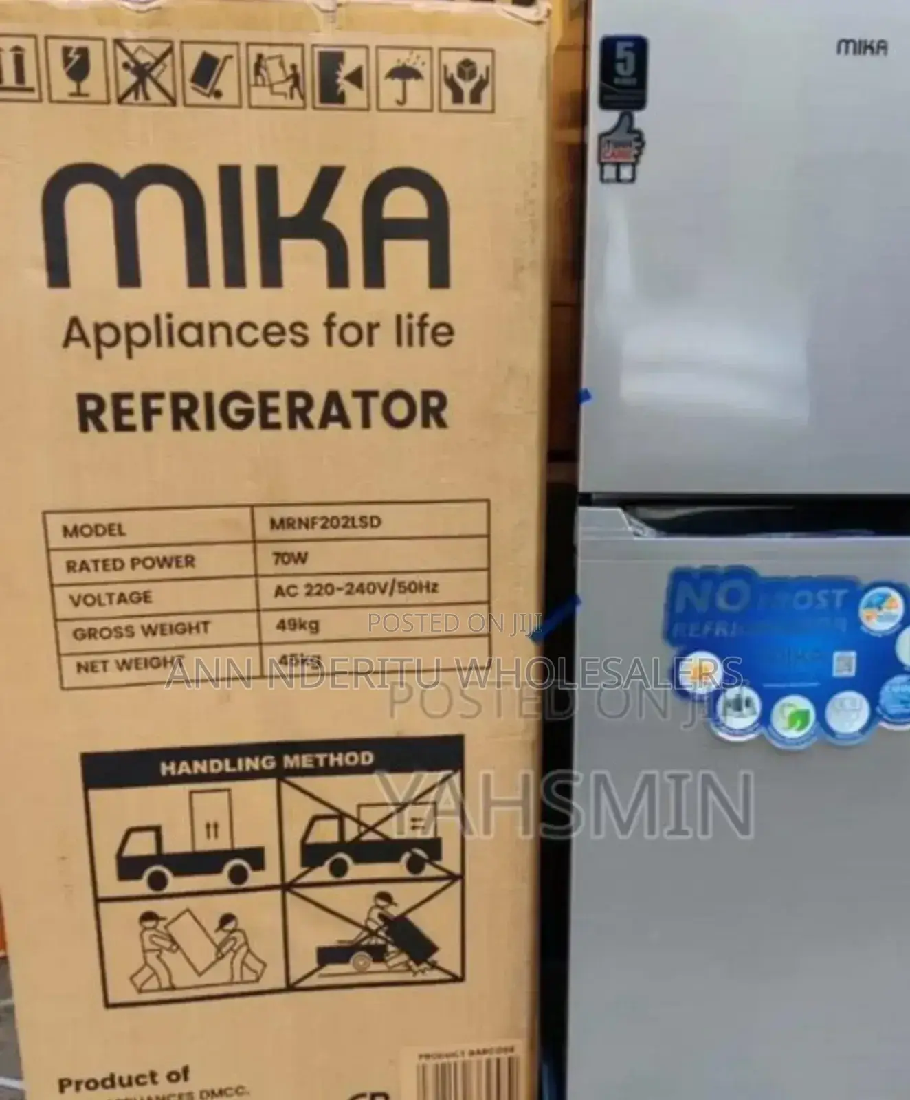 Mika Non Frost 202litres